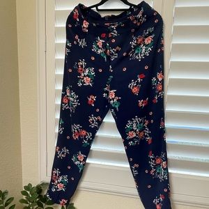 Express Floral Ankle Pants